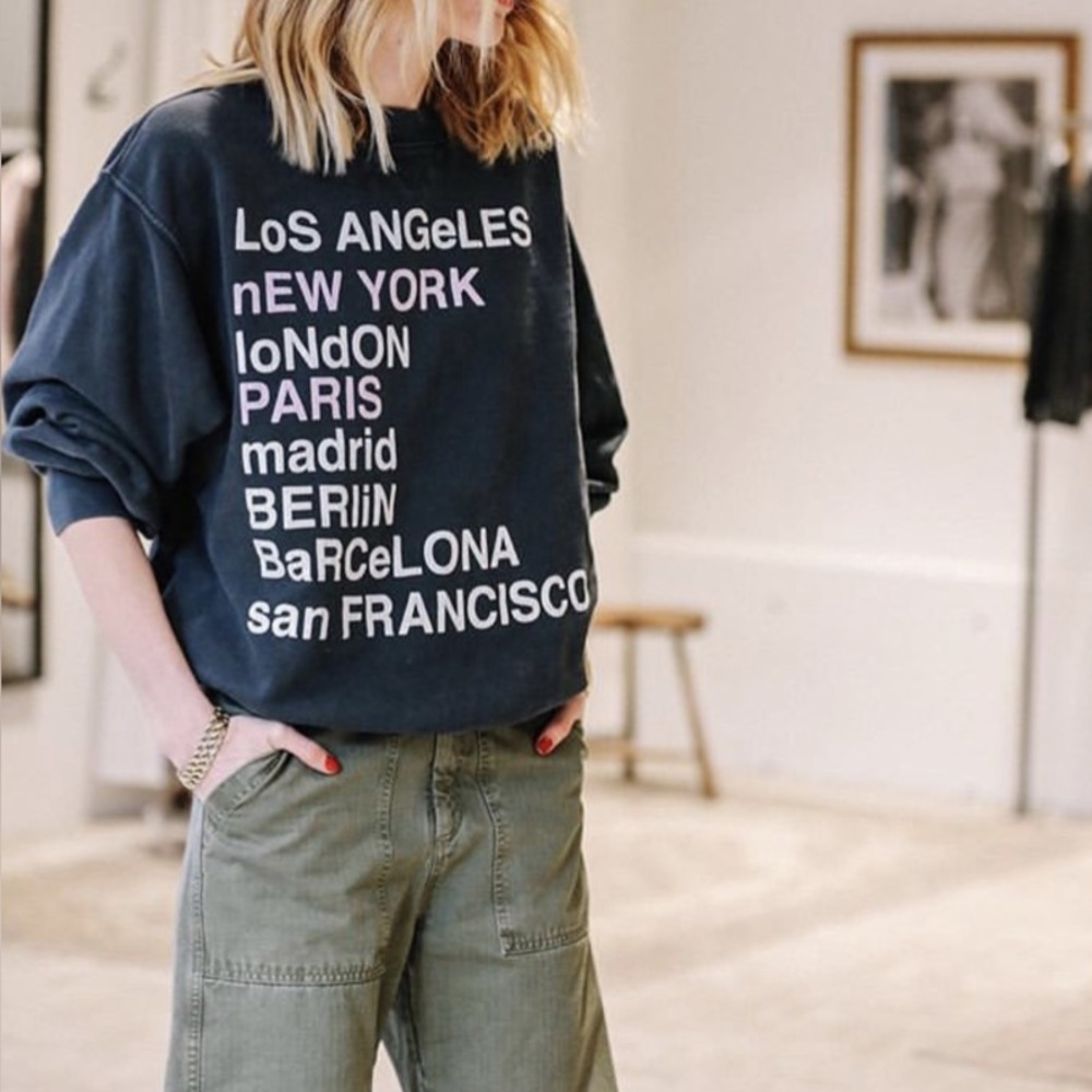 Anine Bing City Love Sweatshirt - Picture 2 of 5
